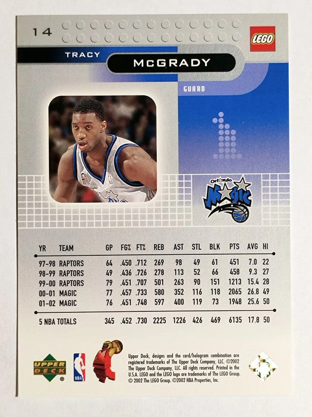 2003 Upper Deck Lego Sports #14 Tracy McGrady