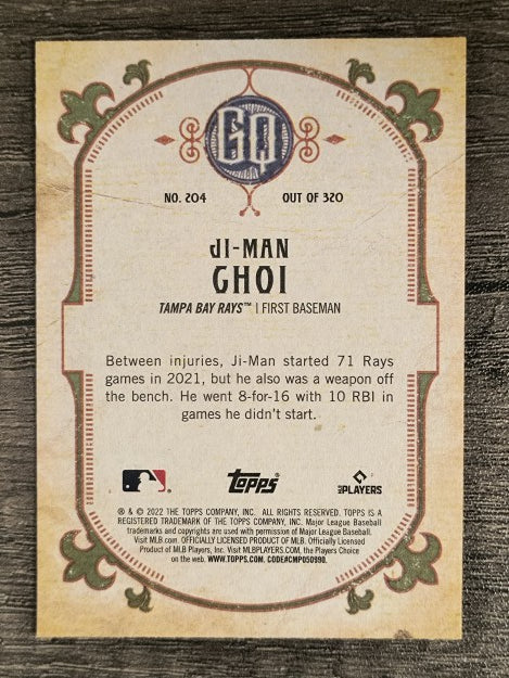2022 Topps Gypsy Queen #204 Ji-man Choi