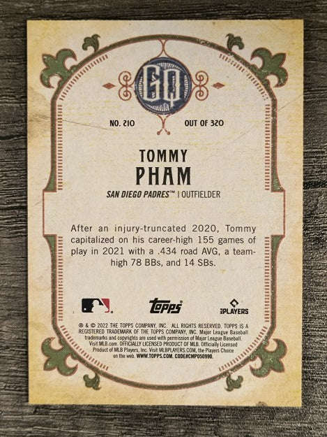 2022 Topps Gypsy Queen #210 Tommy Pham