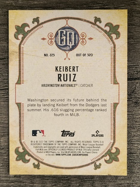 2022 Topps Gypsy Queen #223 Keibert Ruiz