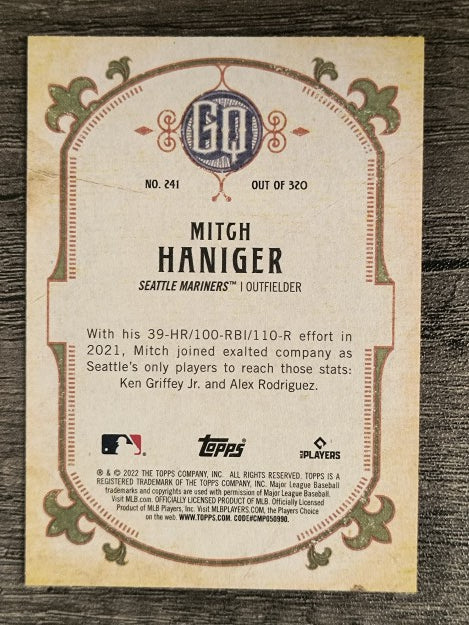 2022 Topps Gypsy Queen #241 Mitch Haniger