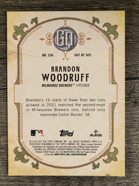 2022 Topps Gypsy Queen #256 Brandon Woodruff