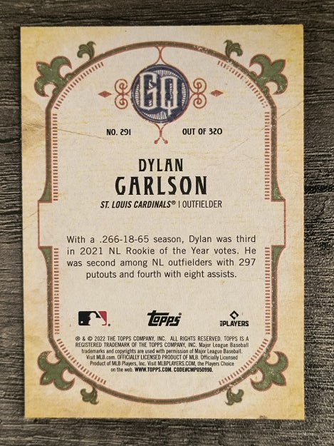 2022 Topps Gypsy Queen #291 Dylan Carlson