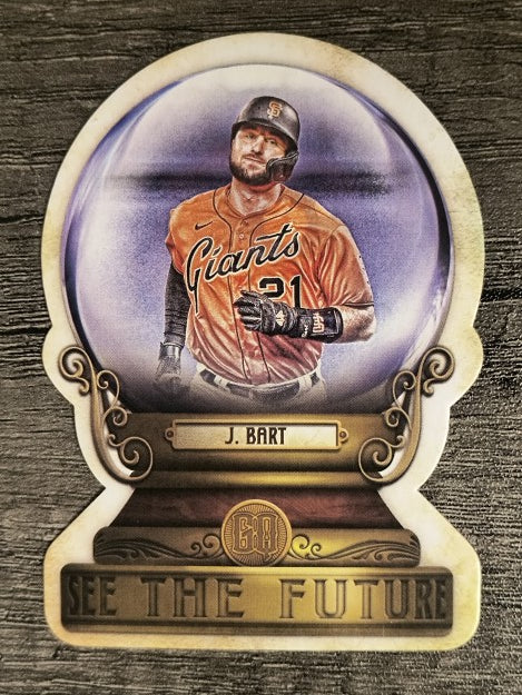 2022 Topps Gypsy Queen Crystal Gazing Die Cuts #CG15 Joey Bart