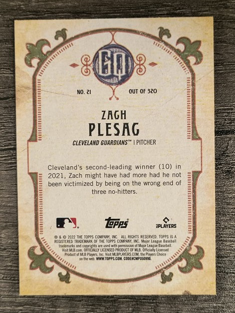 2022 Topps Gypsy Queen #21 Zach Plesac
