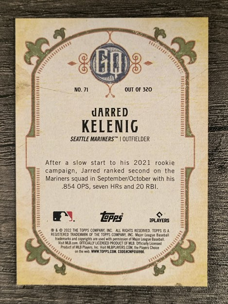 2022 Topps Gypsy Queen #71 Jarred Kelenic