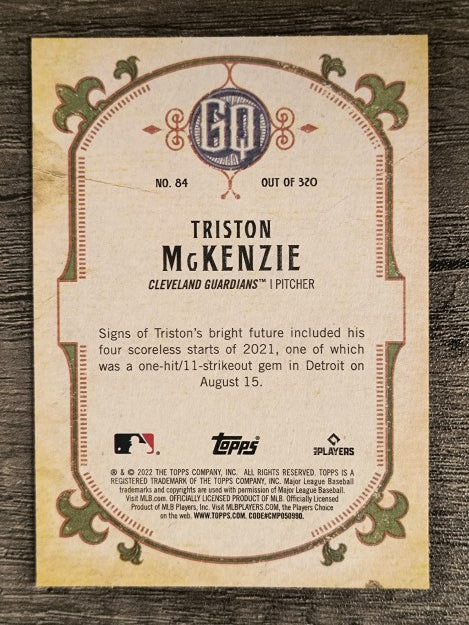 2022 Topps Gypsy Queen #84 Triston McKenzie