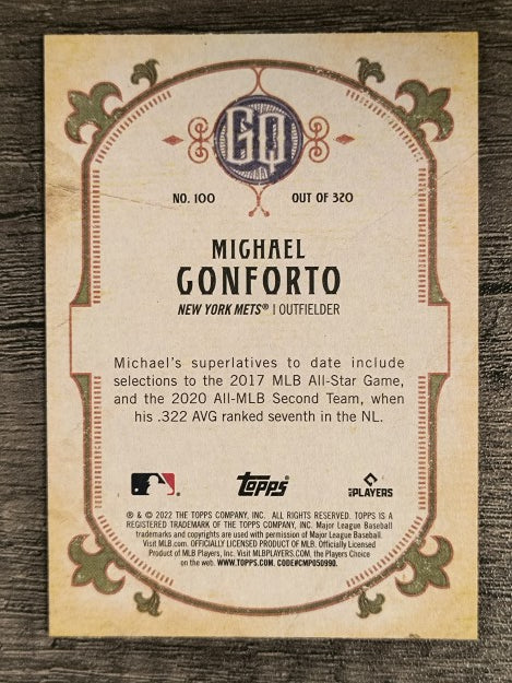 2022 Topps Gypsy Queen #100 Michael Conforto