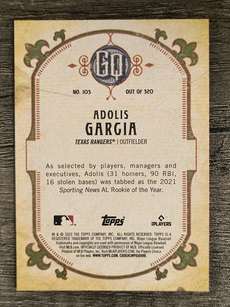 2022 Topps Gypsy Queen #103 Adolis Garcia