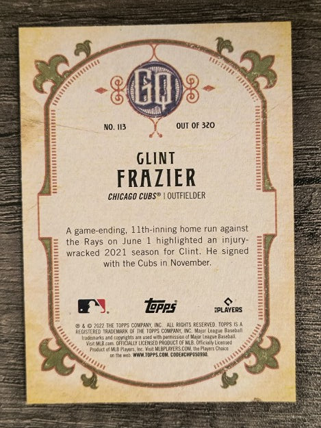 2022 Topps Gypsy Queen #113 Clint Frazier