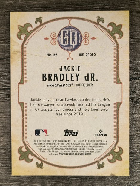 2022 Topps Gypsy Queen #126 Jackie Bradley Jr.