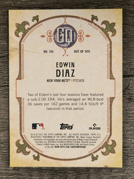 2022 Topps Gypsy Queen #133 Edwin Diaz