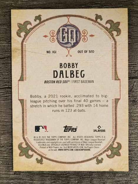 2022 Topps Gypsy Queen #161 Bobby Dalbec