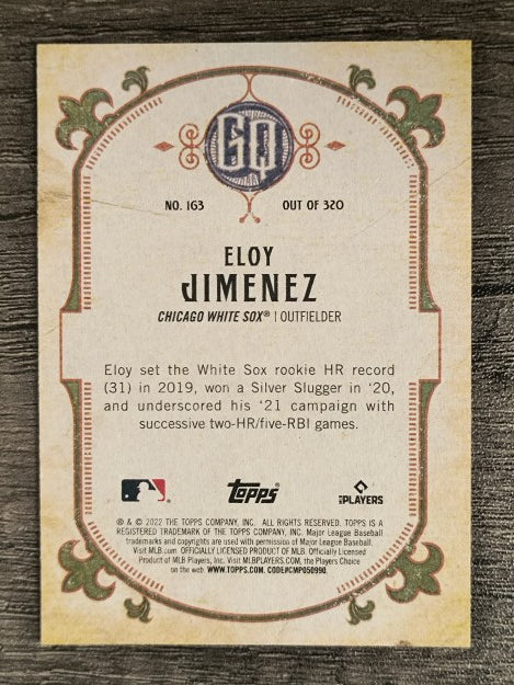 2022 Topps Gypsy Queen #163 Eloy Jimenez