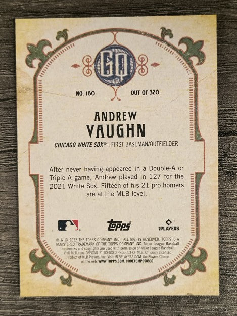 2022 Topps Gypsy Queen #180 Andrew Vaughn