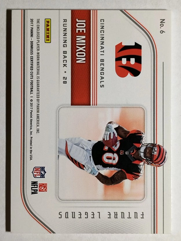 2017 Certified Cuts Future Legends Memorabilia Silver #6 Joe Mixon