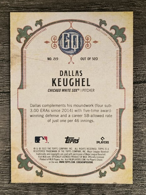 2022 Topps Gypsy Queen #219 Dallas Keuchel