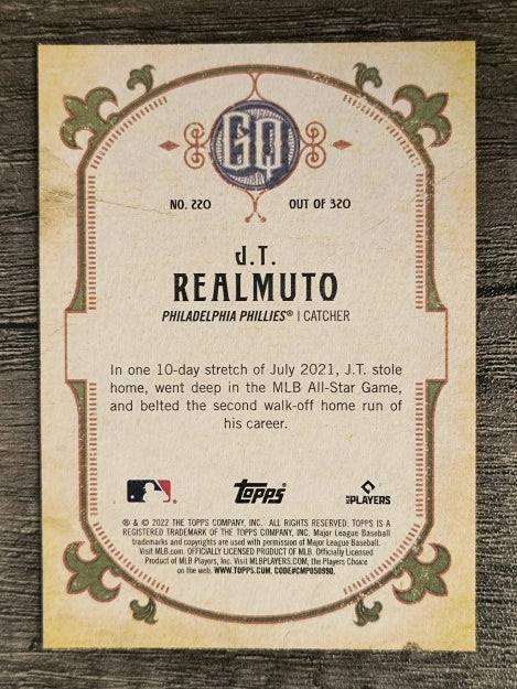 2022 Topps Gypsy Queen #220 J.T. Realmuto