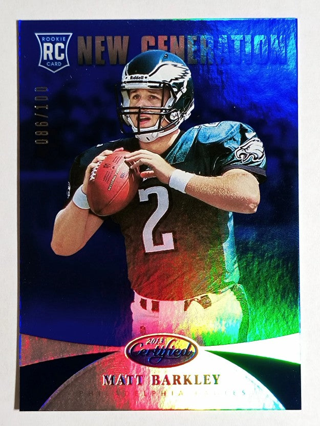 2013 Certified Mirror Blue #266 Matt Barkley