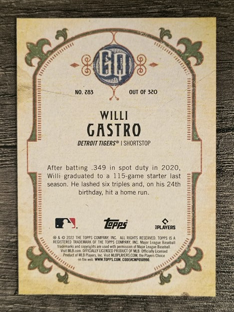 2022 Topps Gypsy Queen #283 Willi Castro