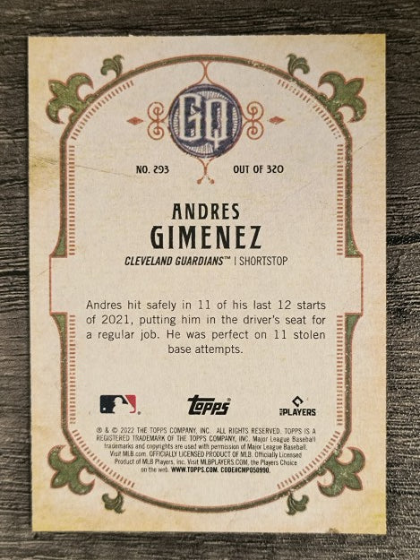 2022 Topps Gypsy Queen #293 Andres Gimenez