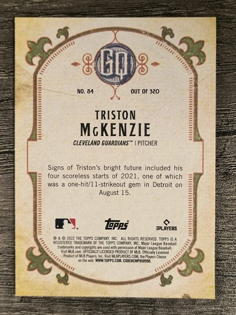 2022 Topps Gypsy Queen #84 Triston McKenzie