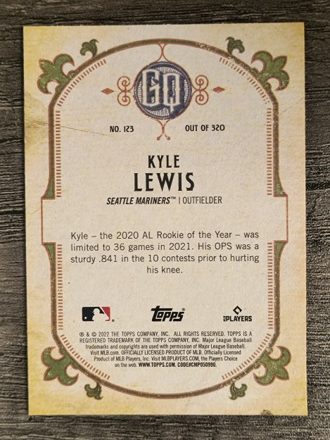 2022 Topps Gypsy Queen #123 Kyle Lewis