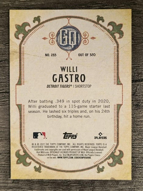2022 Topps Gypsy Queen #283 Willi Castro