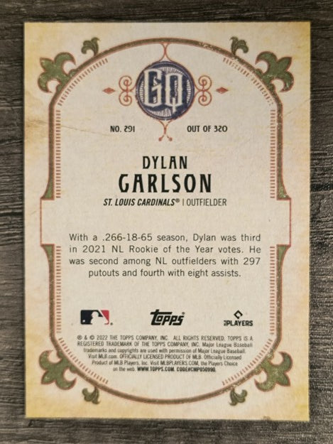 2022 Topps Gypsy Queen #291 Dylan Carlson