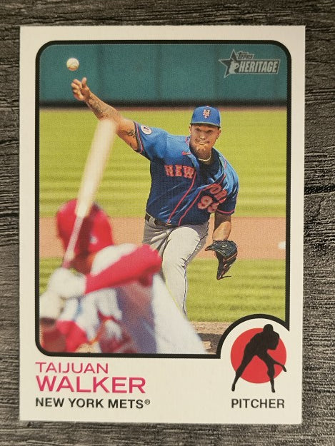 2022 Topps Heritage #126 Taijuan Walker