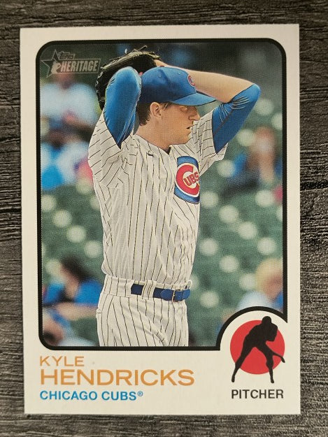 2022 Topps Heritage #235 Kyle Hendricks