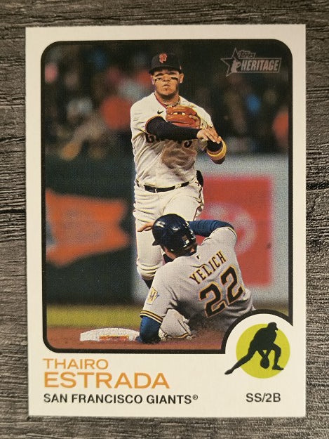 2022 Topps Heritage #271 Thairo Estrada