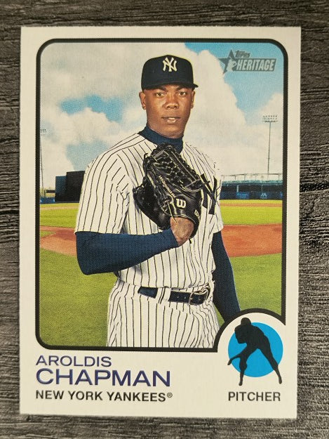 2022 Topps Heritage #287 Aroldis Chapman