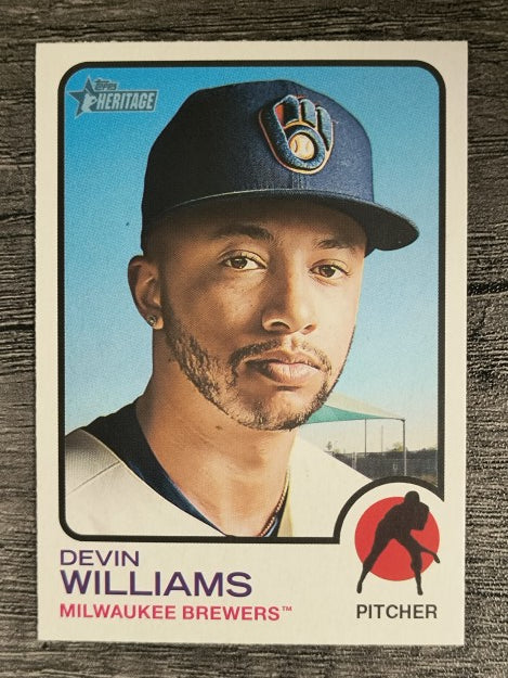 2022 Topps Heritage #329 Devin Williams