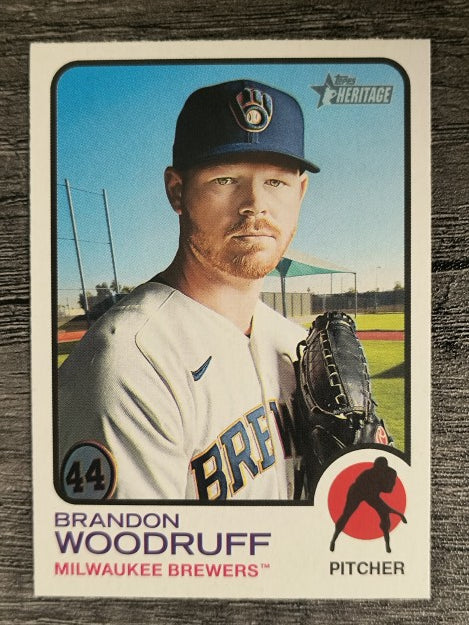 2022 Topps Heritage #353 Brandon Woodruff
