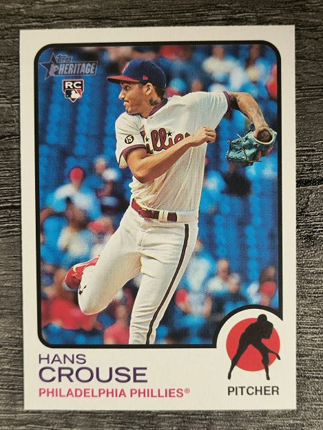 2022 Topps Heritage #377 Hans Crouse RC