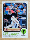 2022 Topps Heritage #444 Yadiel Hernandez SP RC