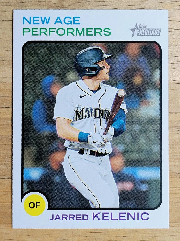 2022 Topps Heritage New Age Performers #NAP12 Jarred Kelenic