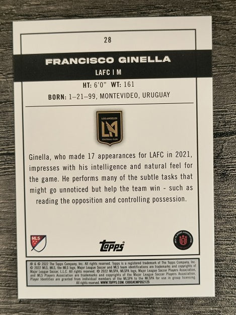 2022 Topps MLS #28 Francisco Ginella PP