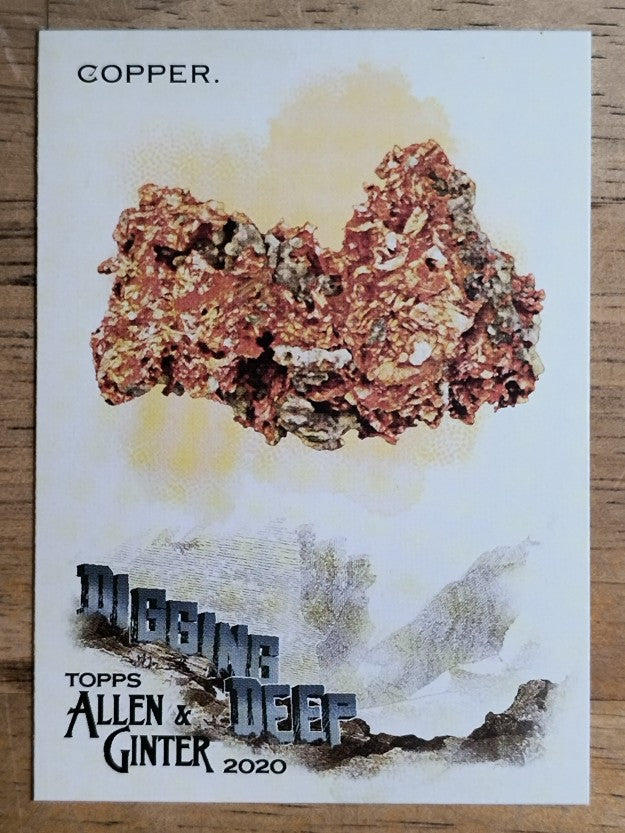 2020 Topps Allen and Ginter Digging Deep #DD20 Copper