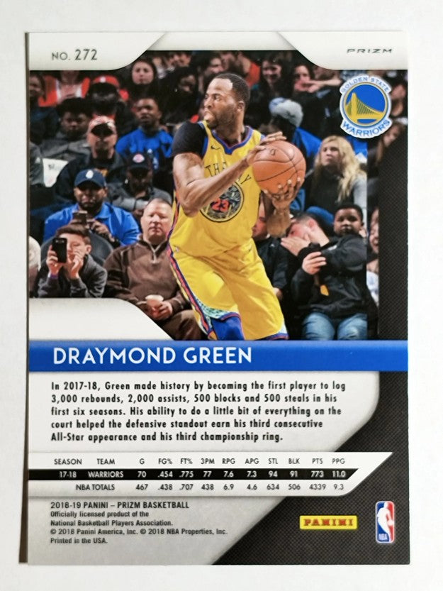 2018-19 Panini Prizm Prizms Red White and Blue #272 Draymond Green