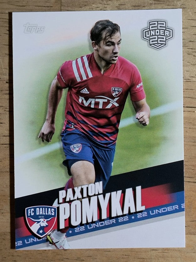 2022 Topps MLS #118 Paxton Pomykal U22