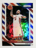2018-19 Panini Prizm Prizms Red White and Blue #186 James Johnson