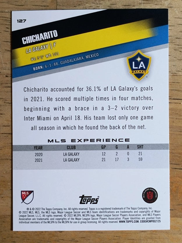 2022 Topps MLS #127 Chicharito
