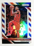 2018-19 Panini Prizm Prizms Red White and Blue #113 Delon Wright
