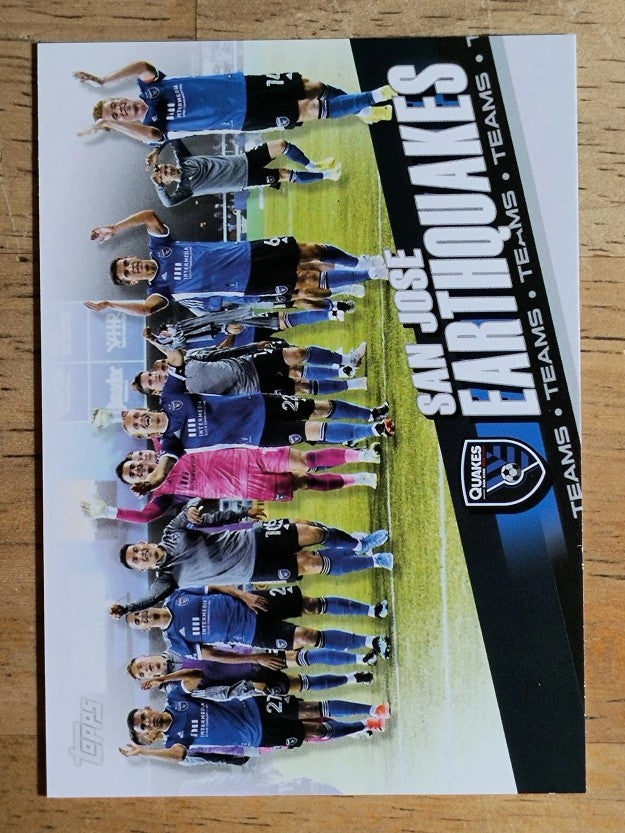 2022 Topps MLS #168 San Jose Earthquakes