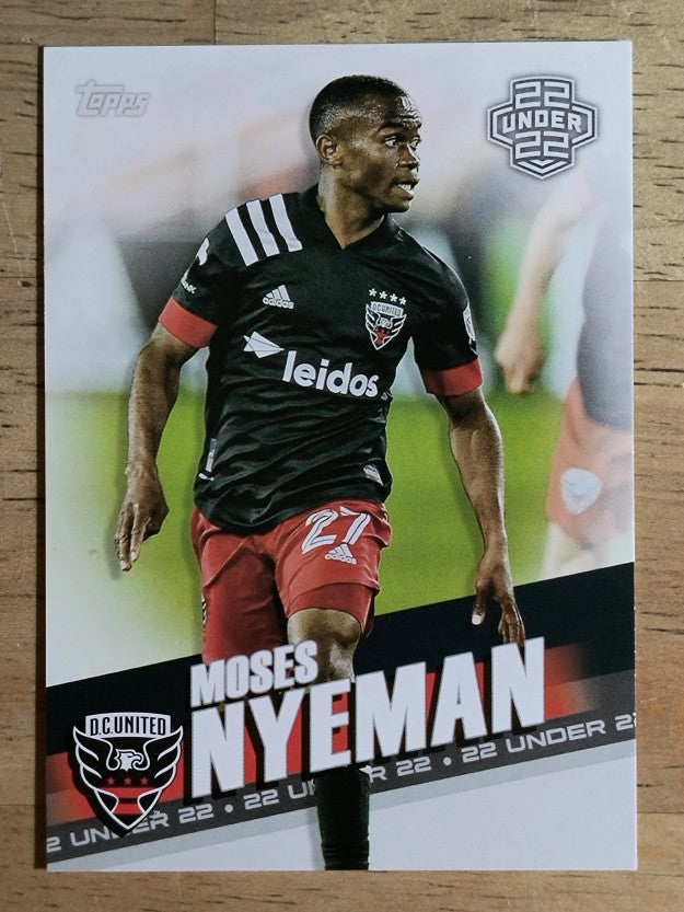 2022 Topps MLS #181 Moses Nyeman U22
