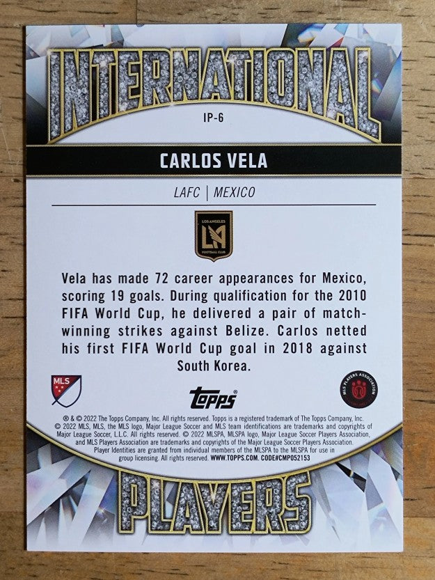 2022 Topps MLS International Players #IP6 Carlos Vela