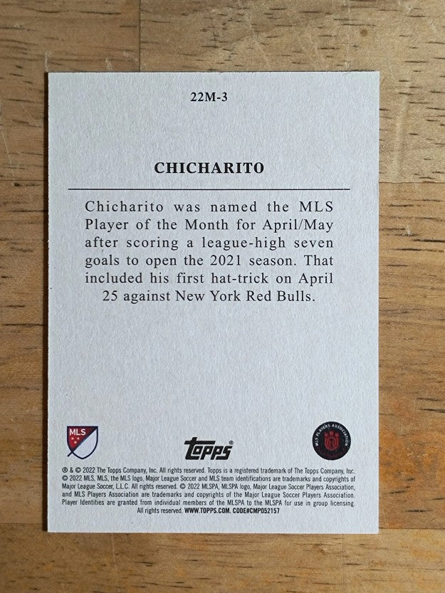 2022 Topps MLS Topps 22 Minis #22M3 Chicharito