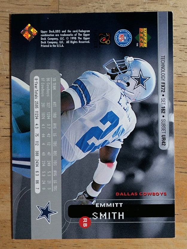 1998 UD3 #162 Emmitt Smith UF